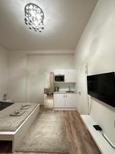 A kitchen or kitchenette at Tátra Apartments