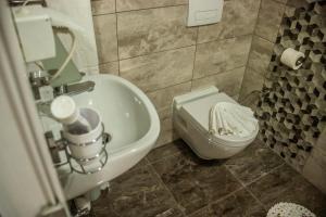 Koupelna v ubytování Apartments Bašić