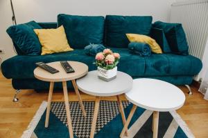 Ruang duduk di Apartman Perunika D9 - Divčigora