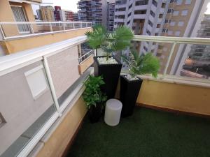 Balkón nebo terasa v ubytování Apartamento en la playa de Oropesa