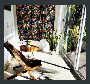 Posezení v ubytování Casa del Pintor Chetumal