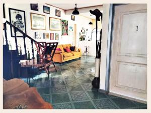 Posezení v ubytování Casa del Pintor Chetumal