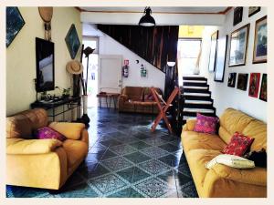 Posezení v ubytování Casa del Pintor Chetumal
