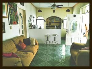 Posezení v ubytování Casa del Pintor Chetumal