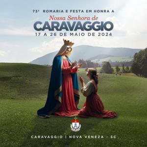 a poster for the movie cappella santamaria de carango at Inteira casa A Cammino di Venezia in Nova Veneza