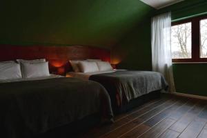 Krevet ili kreveti u jedinici u okviru objekta Secluded holiday house Dreznik Grad, Plitvice - 21288