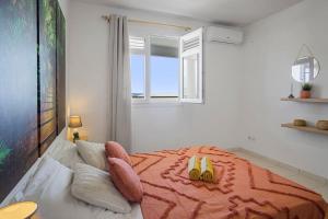 Letto o letti in una camera di Appartement City View