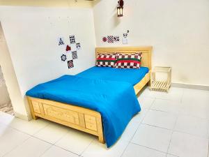 Letto o letti in una camera di Gold's House