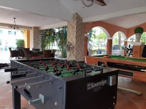 Herní místnost v ubytování Welnez World Residence Pattaya