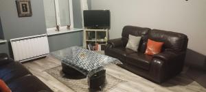 Χώρος καθιστικού στο Gîte des étangs