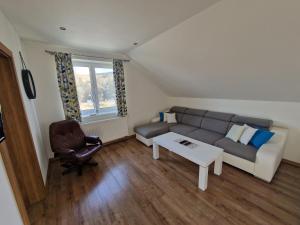 Posezení v ubytování Apartmán Art
