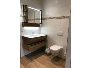 Ένα μπάνιο στο Alpine Hut Hannah Comfortable Vacation Home +22 φωτογραφίες