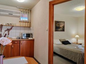 A kitchen or kitchenette at Hévíz Apartman Hévíz
