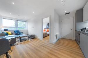 Istumisnurk majutusasutuses Modern and Bright 1 Bed Apartment in East Grinstead