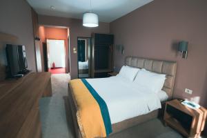 Postel nebo postele na pokoji v ubytování Hotel Eder
