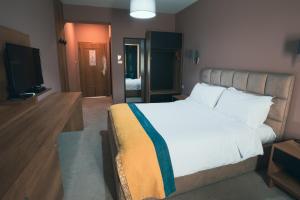 Postel nebo postele na pokoji v ubytování Hotel Eder