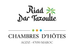 Certifikát, hodnocení, plakát nebo jiný dokument vystavený v ubytování Riad Tazoulte