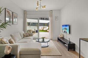 Televízia a/alebo spoločenská miestnosť v ubytovaní W4 Private Pool - Luxury Style Apartment