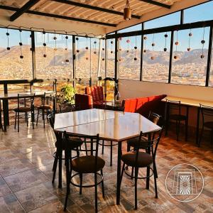 Casa Cusco guest house餐厅或其他用餐的地方