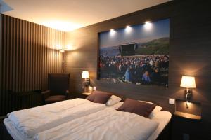 Postel nebo postele na pokoji v ubytování Thon PartnerHotel Skagen