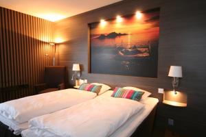 Postel nebo postele na pokoji v ubytování Thon PartnerHotel Skagen