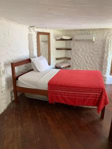 Un pat sau paturi într-o cameră la Casas de Juan