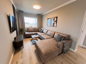 Posezení v ubytování Garður Apartments