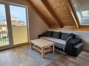 Et opholdsområde på Apartmán MÁJA Mikulov