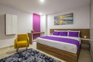 Postel nebo postele na pokoji v ubytování WinDay Hotel Express