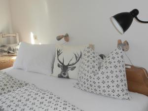 Letto o letti in una camera di Haus Barbara