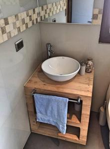 Bathroom sa Casa en Lago Vichuquén, sector la queseria.