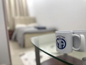 Postel nebo postele na pokoji v ubytování Abu Dhabi Center - Unique Bed Space