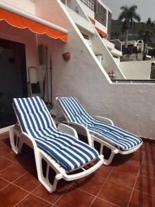 Bazén v ubytování Apartamento en los Gigantes con vistas al mar nebo v jeho okolí