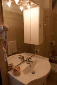Koupelna v ubytování Hotel Gabrini