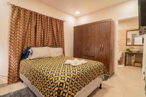 Postel nebo postele na pokoji v ubytování Condominio en Residencial privada
