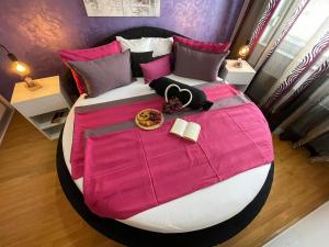 Cama o camas de una habitación en Ella Apartman Zagreb