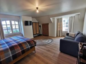 Postel nebo postele na pokoji v ubytování B&B Lili's Tuin