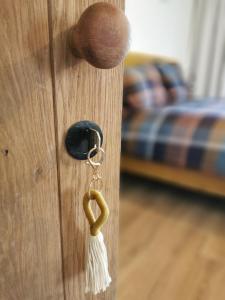 Postel nebo postele na pokoji v ubytování B&B Lili's Tuin