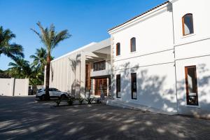 O edifício em que o hotel se localiza