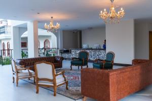 Uma área de estar em Resende Imperial Hotel & Spa