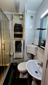 Koupelna v ubytování Spoil Yourself with Style, Comfort and Luxury - Tony's Studios Luxury