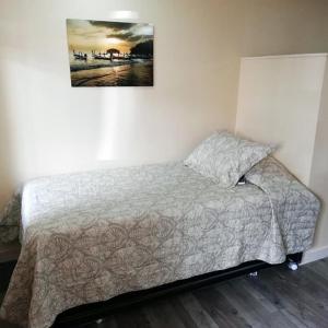 Cama o camas de una habitación en Departamentos Santa Bárbara