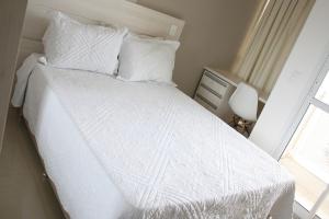 Postel nebo postele na pokoji v ubytování Noroeste Atrium Platine Apartamento Completo