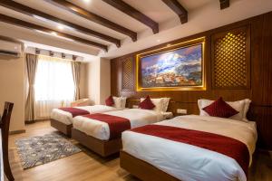 Letto o letti in una camera di Kailash Boutique Hotel