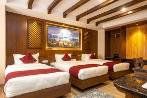 Letto o letti in una camera di Kailash Boutique Hotel