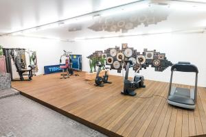 The fitness centre and/or fitness facilities at Hotel Stuttgart 21