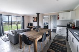 Køkken eller tekøkken på TOUCHDOWN COTTAGES