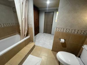 Koupelna v ubytování Hotel Casablanca 160