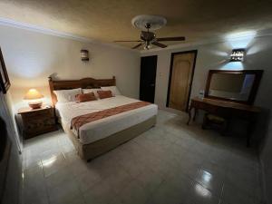 Postel nebo postele na pokoji v ubytování Hotel Casablanca 160