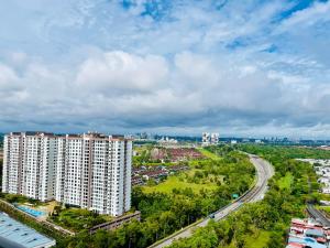 an aerial view of a large white building at HCK24 2br Aeon Bukit Indah Legoland Johor Bahru in Johor Bahru